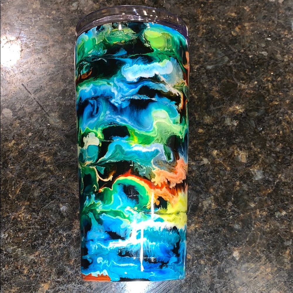 Custom “ storm on a radar map” Tumbler